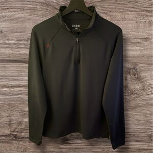 Rhone Session 1/4 Zip Black (S)